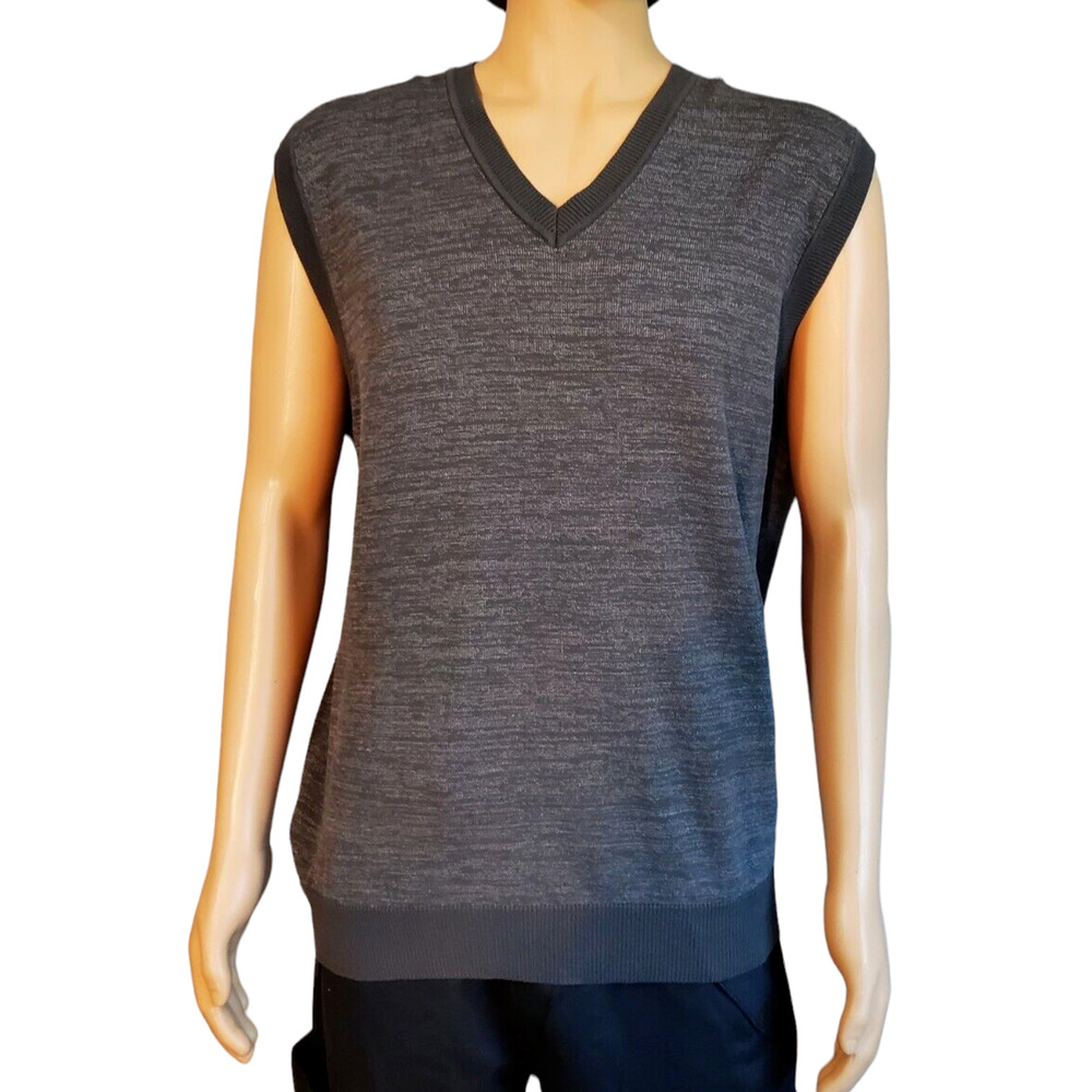 Jack Nicklaus Men’s Golf Sweater vest Gray Size XL Soft V-Neck NWT